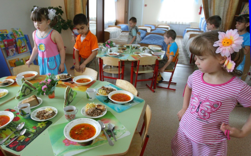 Внедряется государственно-частное партнёрство в организации питания в детсадах