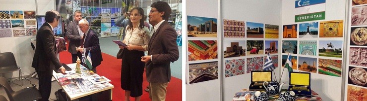 Узбекистан представил свой турпотенциал на выставке в Афинах