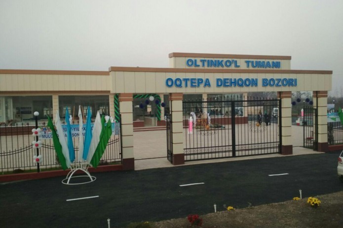 Первый дехканский рынок типового проекта открылся в Узбекистане