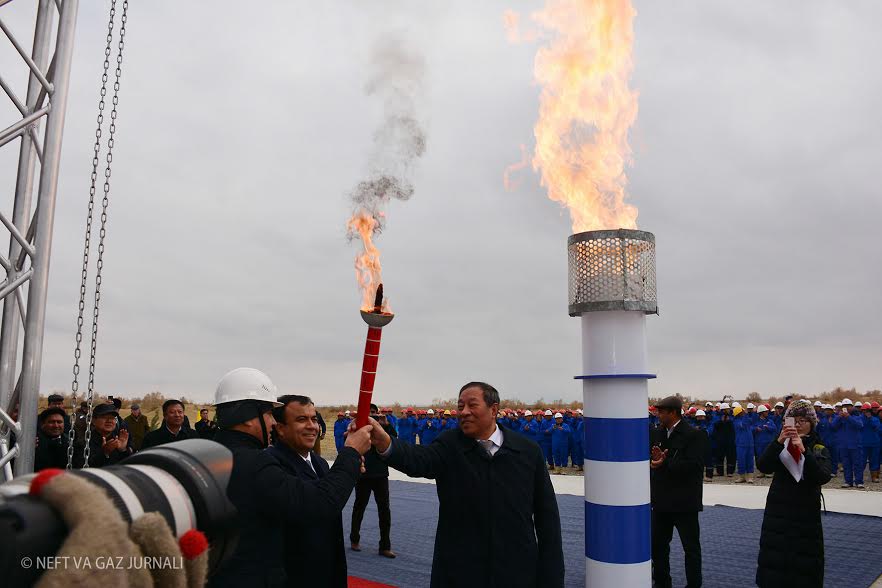 Узбекско-китайское СП начало добычу газа в Бухарской области