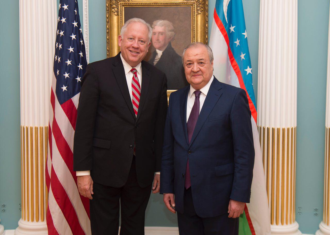 Абдулазиз Камилов встретился с заместителем Госсекретаря США