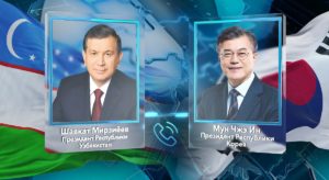 Шавкат Мирзиёев провел телефонный разговор с Президентом Кореи