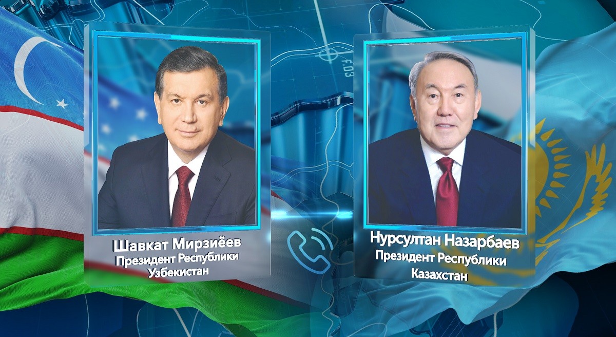 Мирзиёев и Назарбаев обсудили вопросы стратегического партнерства