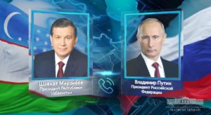 Мирзиёев и Путин обсудили стратегическое партнерство