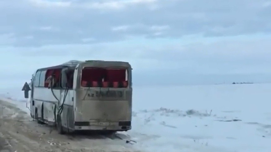 Очередное ДТП с автобусом в Казахстане. Есть пострадавшие из Узбекистана