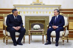 Мирзиёев принял зампредседателя Кабинета Министров Туркменистана