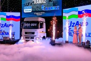 «КАМАЗ» узбекского производства презентовали в Ташкенте