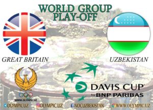 Кубок Дэвиса: узбекистанцы сыграют со сборной Великобритании