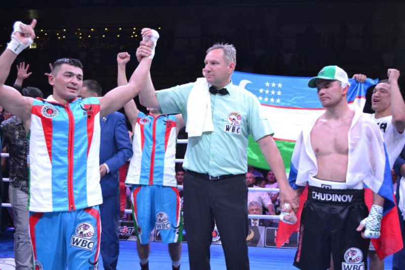 Азизбек Абдугафуров выиграл пояс WBC Silver
