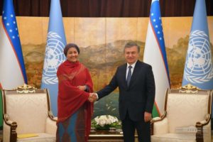 Шавкат Мирзиёев провел переговоры с зам Генсека ООН