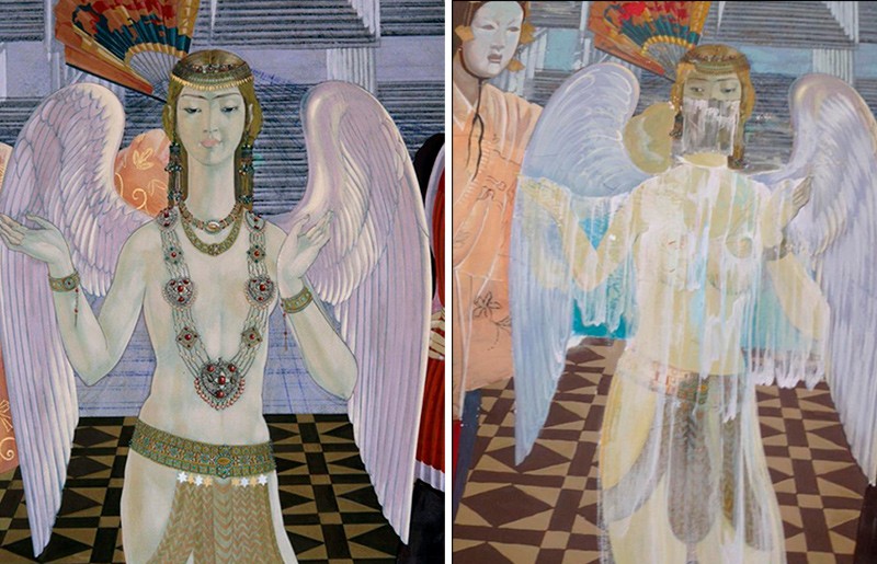 Конец истории вандализма: Баходира Джалалова пригласили восстановить свои фрески