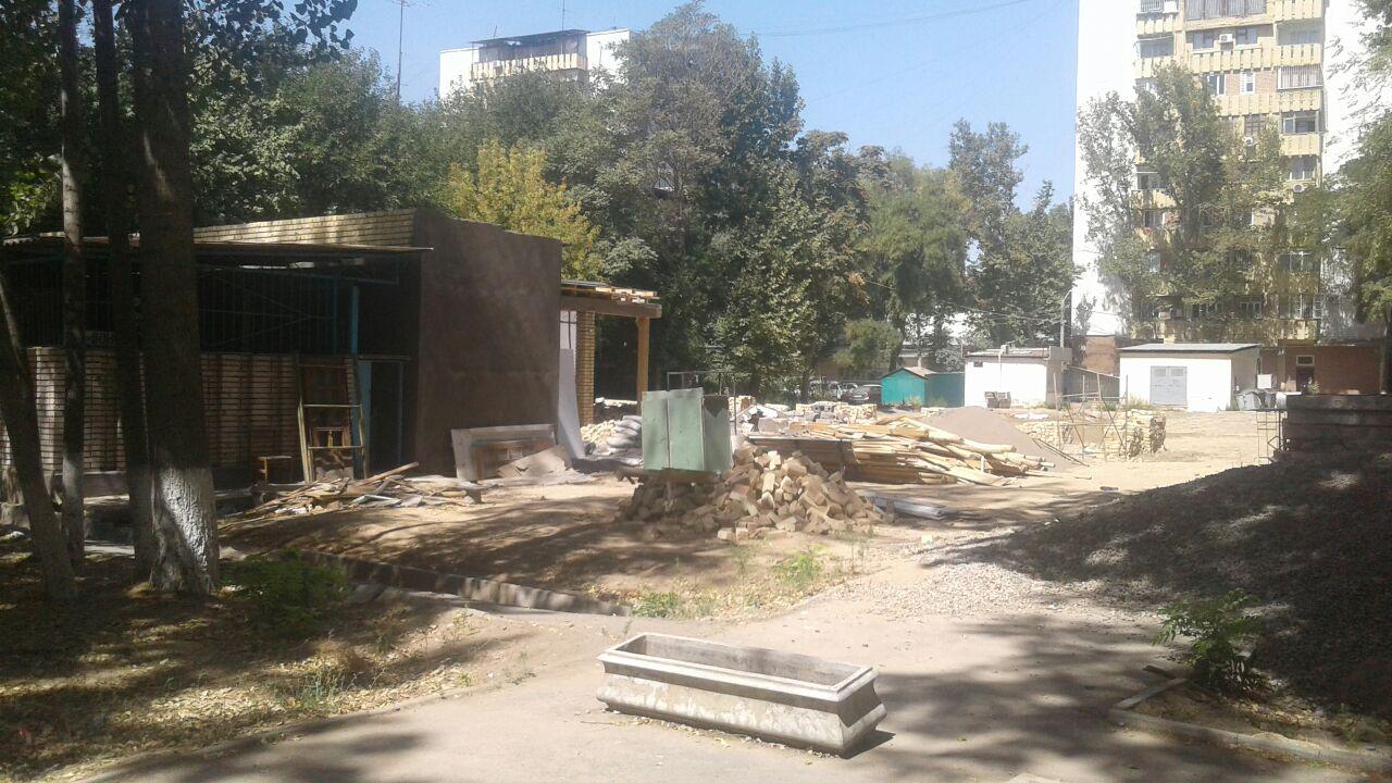 Инцидент на строительстве гузара в Ц-1 в Ташкенте