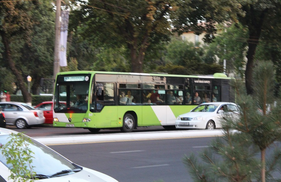 ГУВД рассказало о причинах возгорания автобуса в Ташкенте