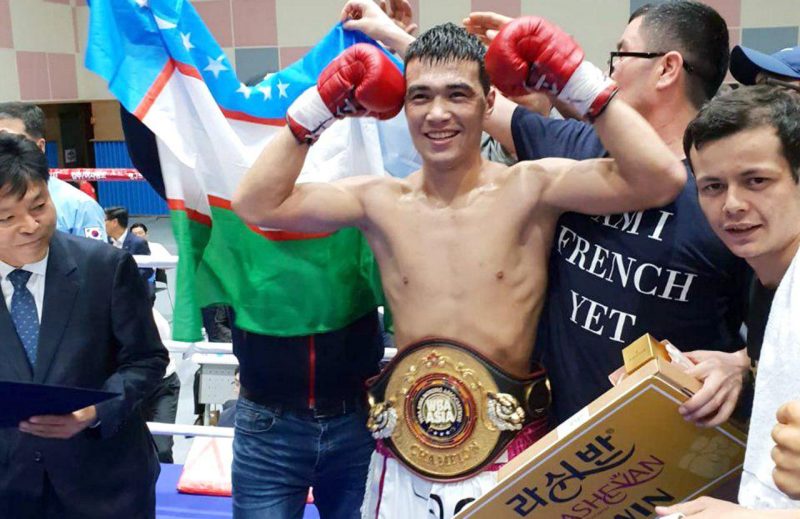 Пояс WBA Asia завоевал боксер из Узбекистана