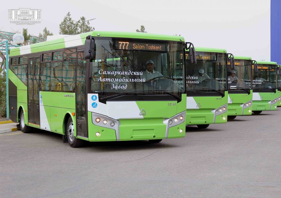 В Ташкент приехали первые автобусы с кондиционерами