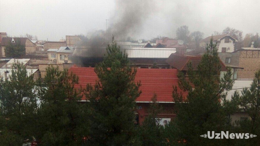 В Ташкенте загорелся частный детский сад