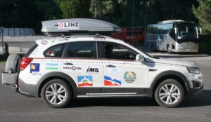 К автопробегу «Россия – Корея» присоединился автомобиль Captiva с узбекистанцами