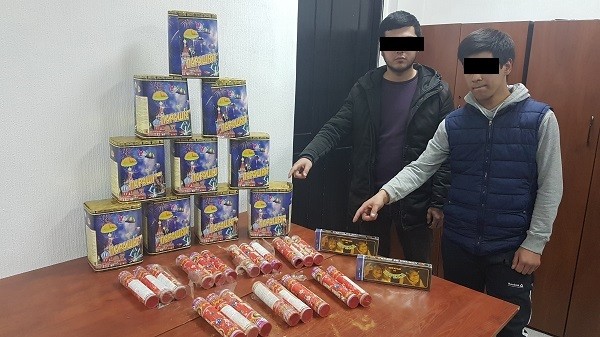Сотрудники ГТК изъяли 50 кг незаконной пиротехники