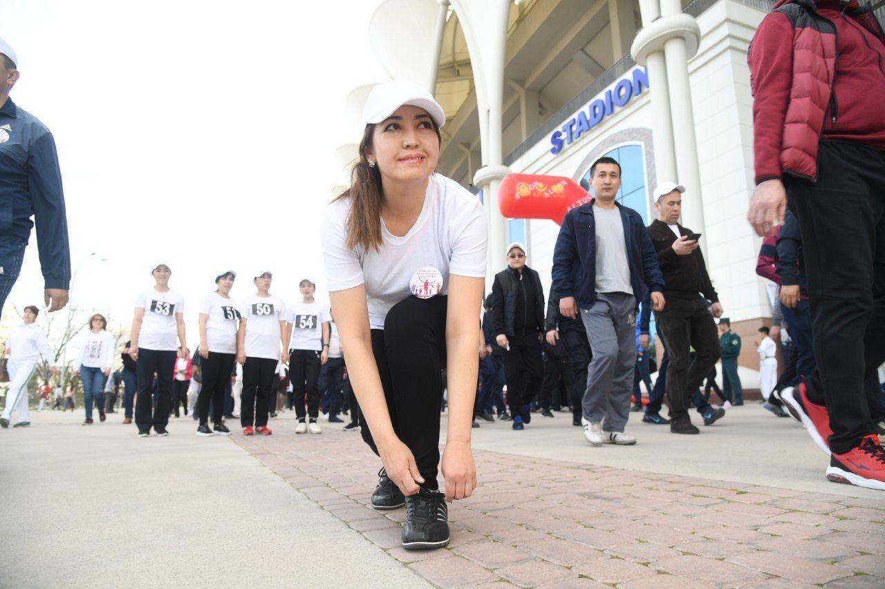 В Ташкенте прошел марафон ходьбы