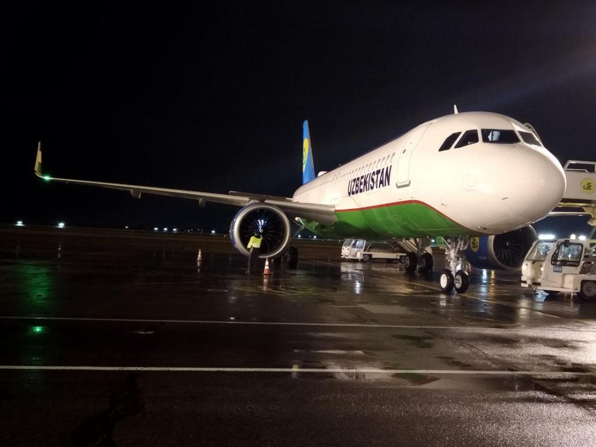 В Ташкент прилетел второй Airbus A320neо