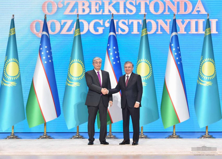 Мирзиёев и Токаев открыли Год Казахстана в Узбекистане (фото)