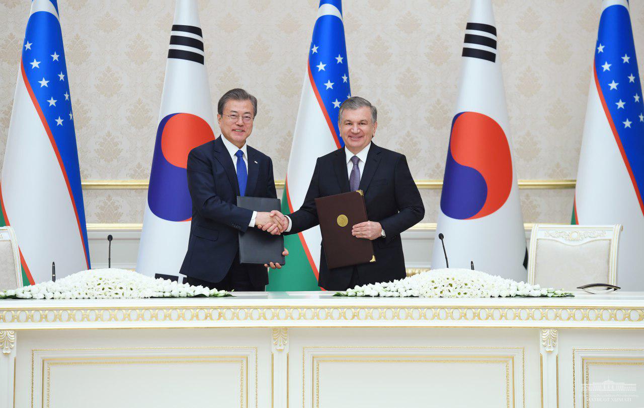 Узбекистан-Южная Корея: подписано соглашений более чем на $12 млрд