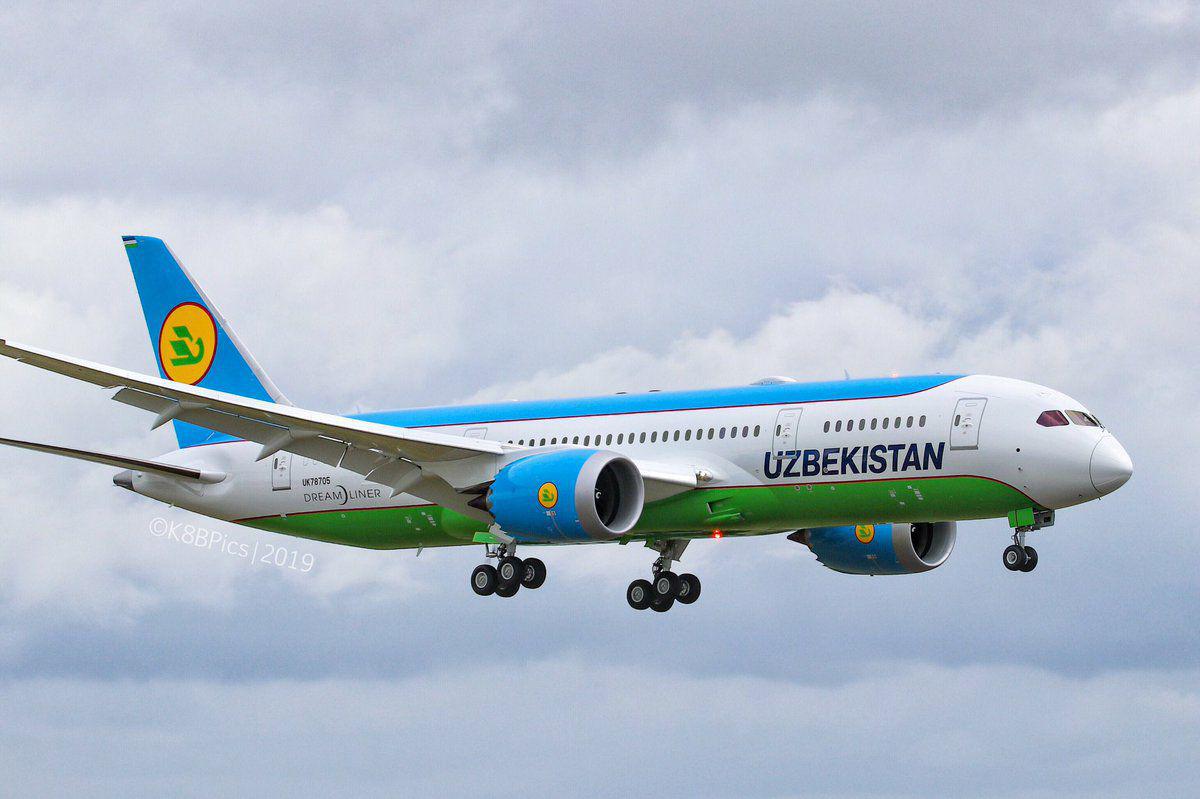 Boeing 787-8 Dreamliner прошел тесты и прибудет в Ташкент