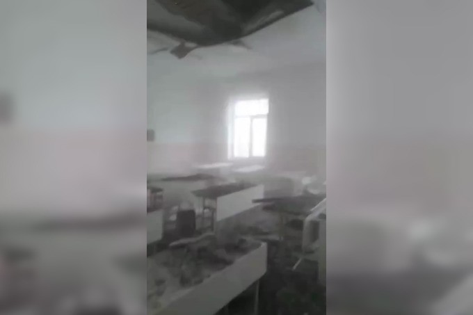 В ТАСИ в одном из кабинетов обвалился потолок