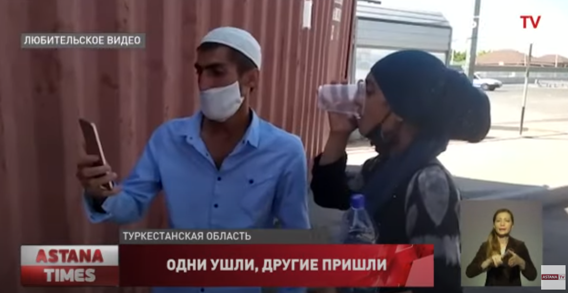 На казахско-узбекской границе снова скопились таджикистанцы