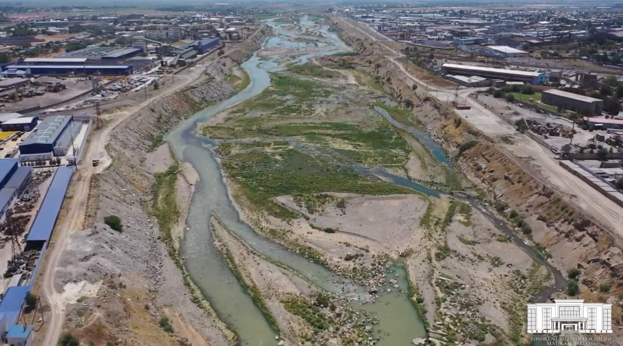 Сужение и благоустройство реки Чирчик планируется завершить к 2023 году