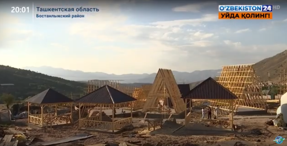 В селе «Чимган» Бостанлыкского района строится турбаза
