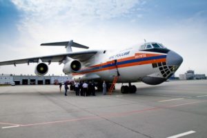 Самолет МЧС России эвакуировал 60 человек с территории Сирии