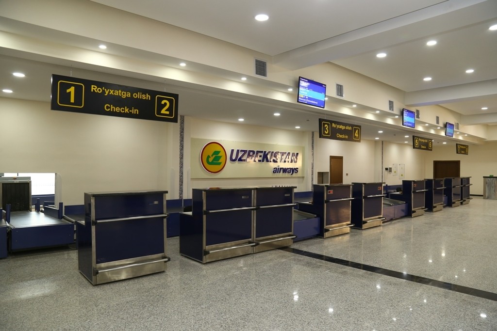 В аэропорту Ургенча введен в эксплуатацию новый терминал