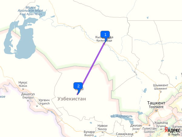 В перспективе возможно железнодорожная ветка «Учкудук – Кызылорда»