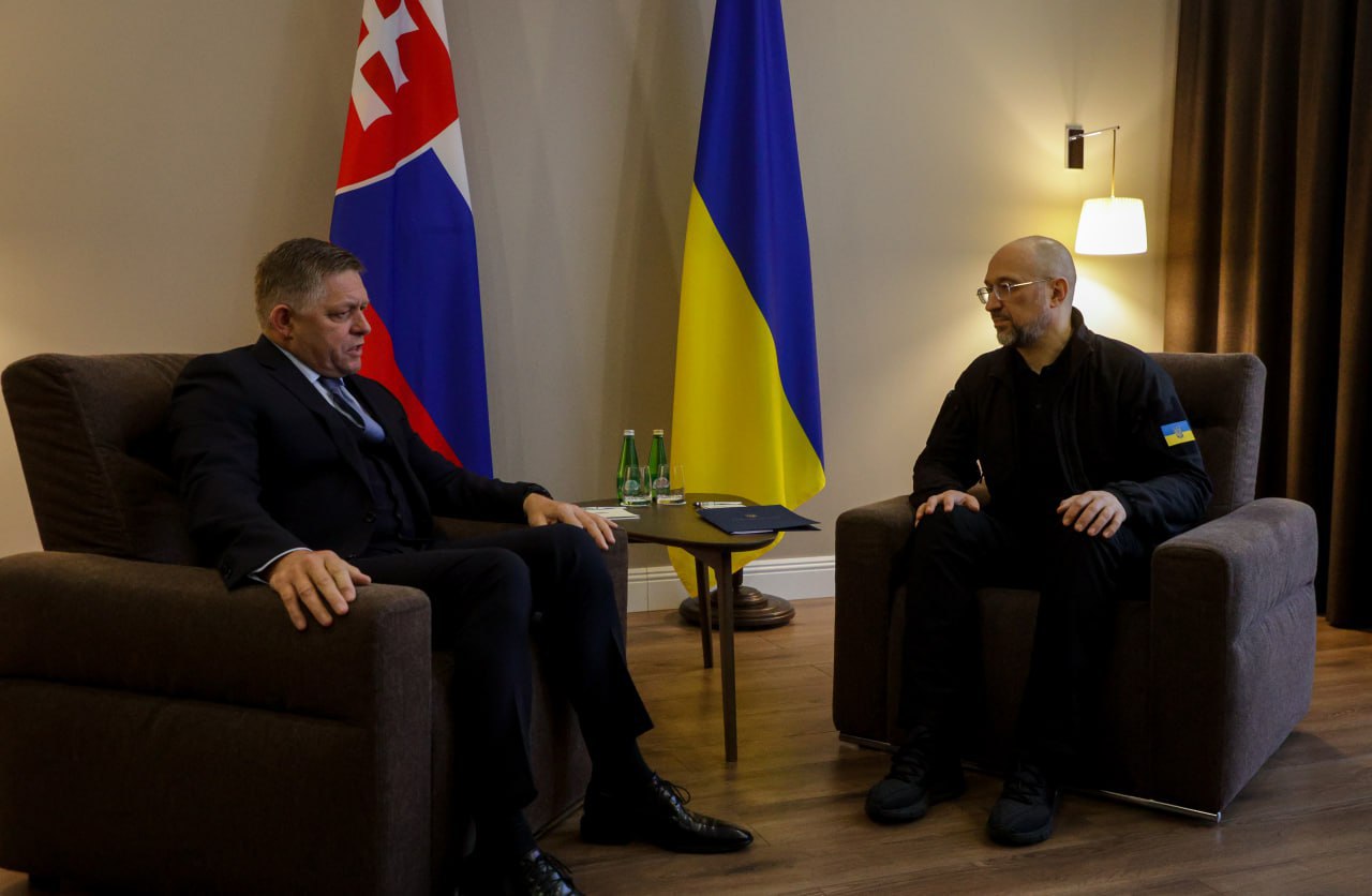 Встреча премьер-министров Украины и Словакии