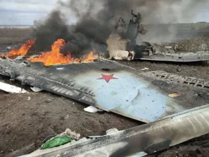 Предварительно, над территорией Крыма сбит самолет Су-35.